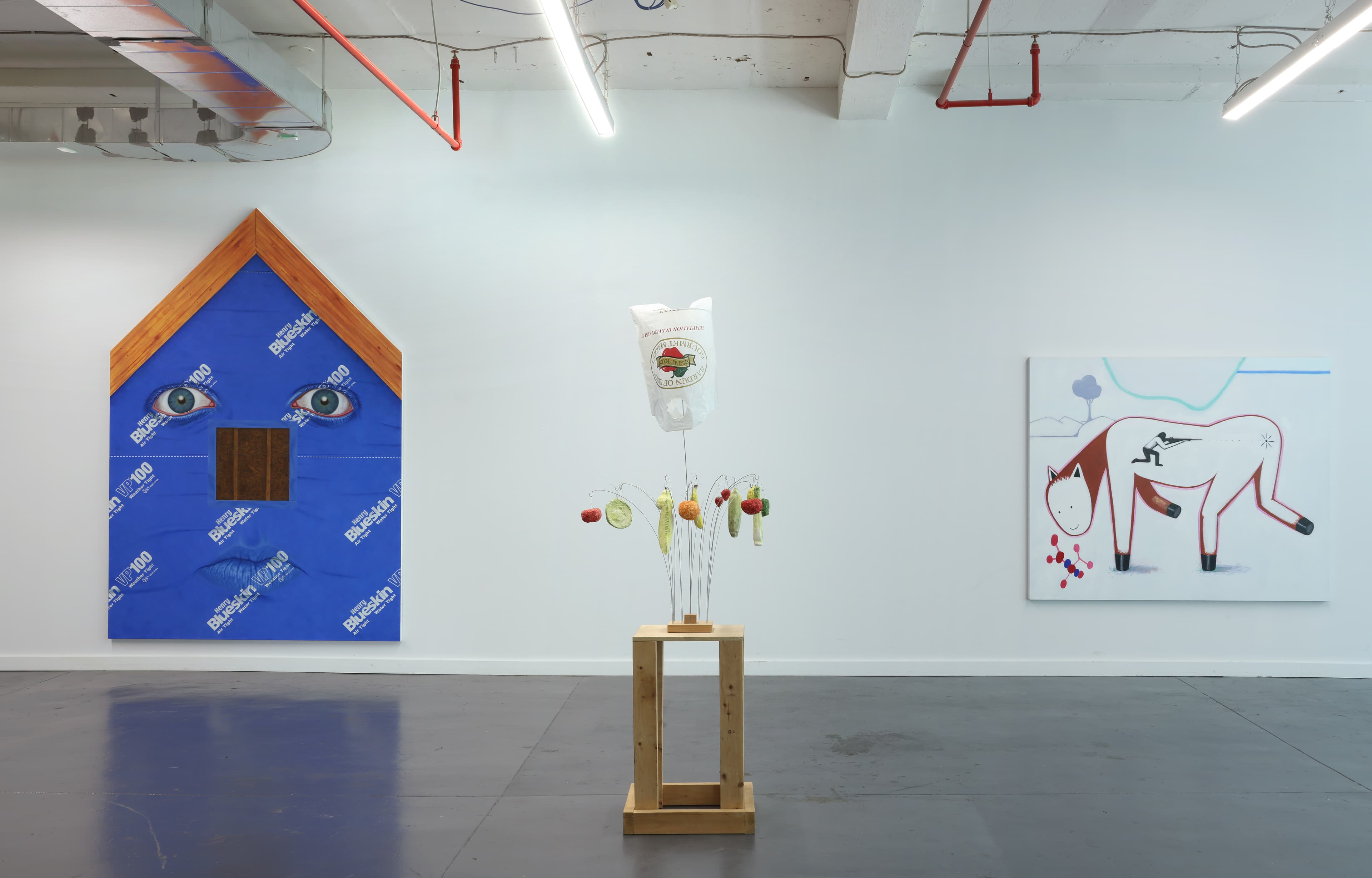 Installation view: WeWork (oralmoral), The Gallery, Brooklyn, 2026. Courtesy The Gallery. Photo: Anna K.E.
