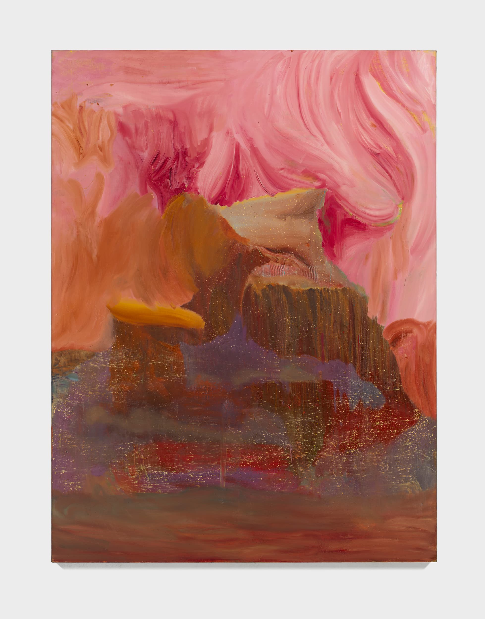 Milko Pavlov, B.V. 2117/4 МРП 2033, 2021. Oil on canvas, 95 × 71 inches. © Milko Pavlov. Courtesy the artist and Villa Magdalena. Photo: Tom Powel Imaging.