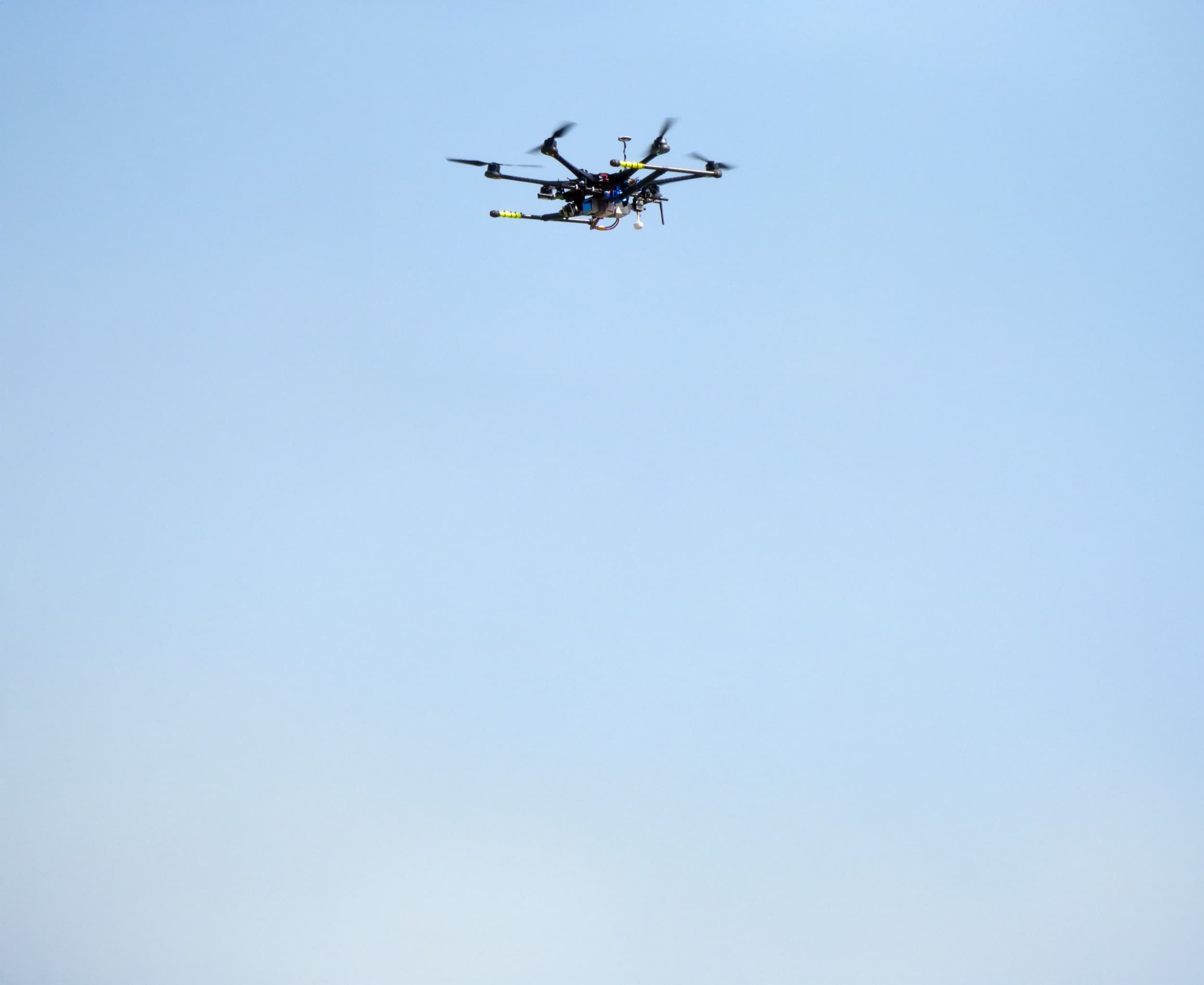 Drone in the sky, San Carlos de Apoquindo, Santiago de Chile. Metropolitano Juvenil de Atletismo.