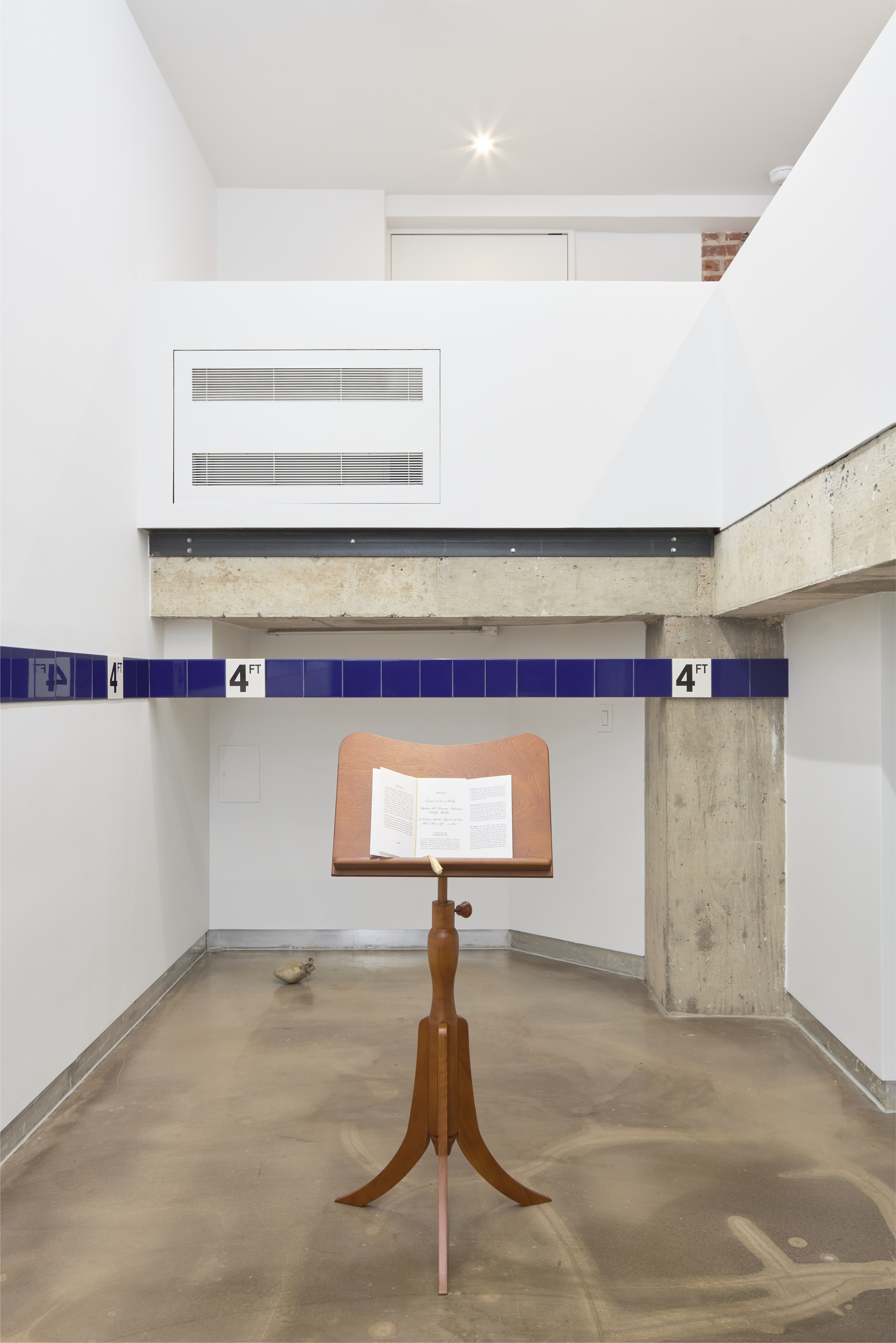 Installation view: Jill Magid: Pooler Room, Mister Fahrenheit, New York, 2026. Courtesy the artist; Mister Fahrenheit, New York; Olney Gleason, New York. Photo: Brad Farwell.