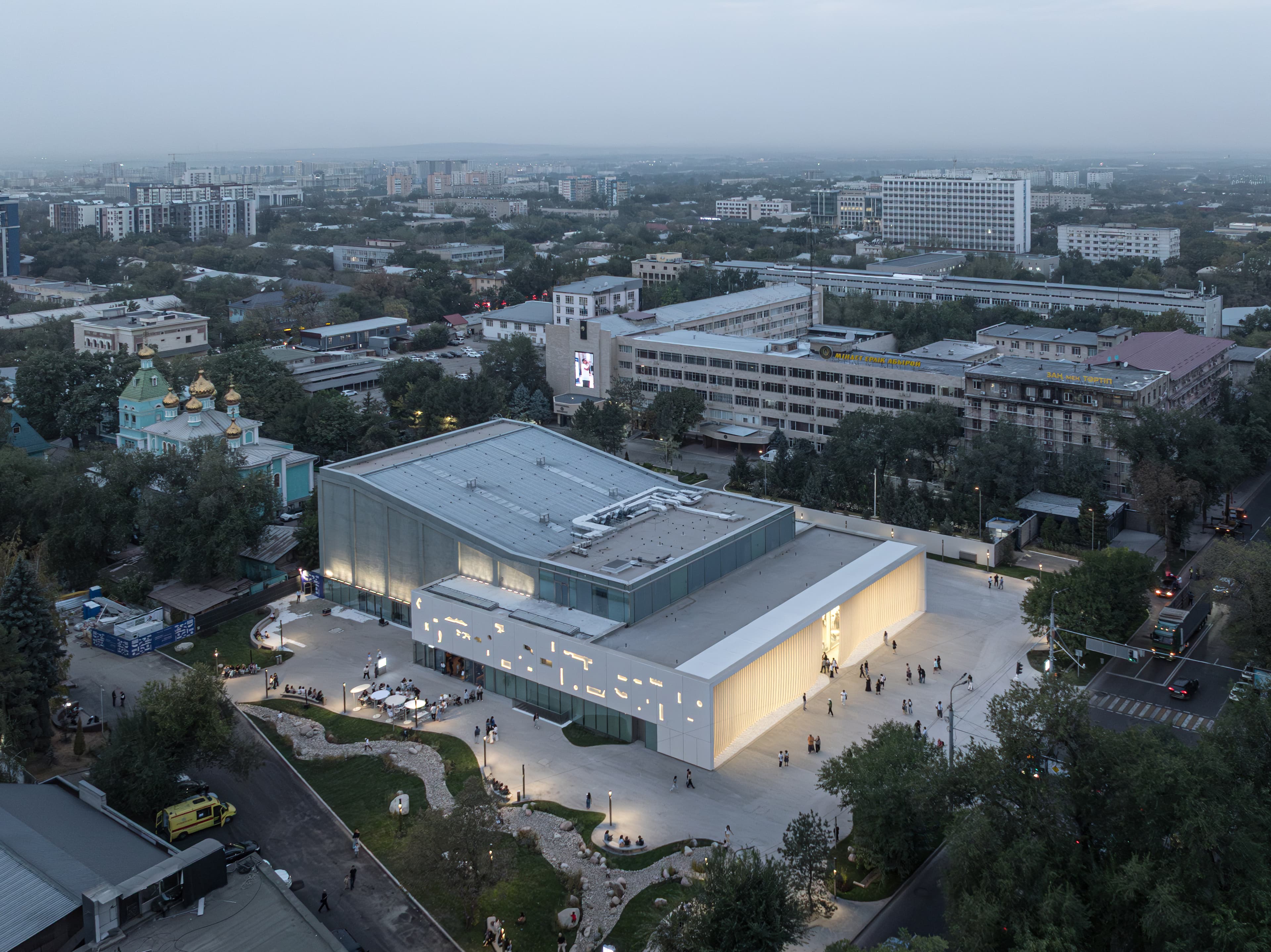 Tselinny Center, 2025. © Laurian Ghinitoiu and Asif Khan Studio.