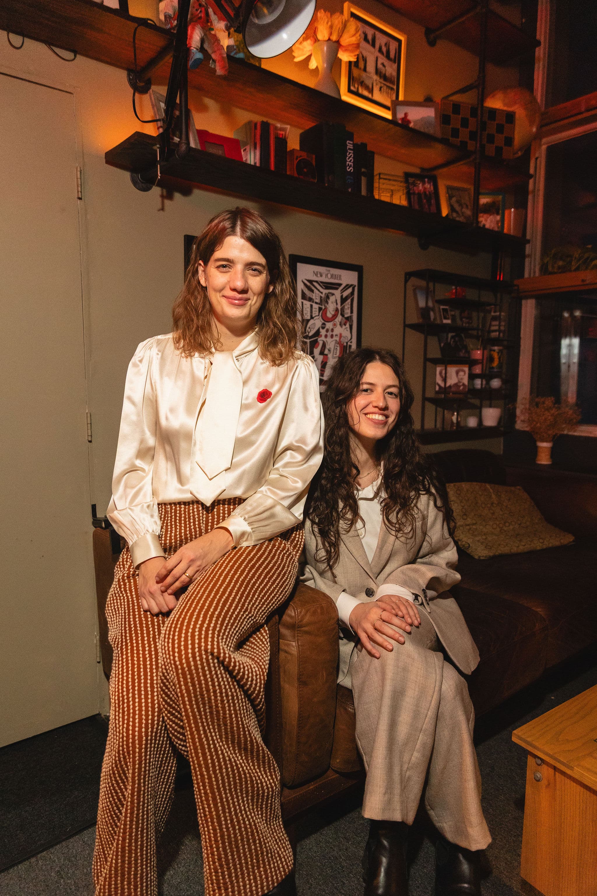 Bailey Williams and Nurit Chinn. Photo: Lee Rayment.