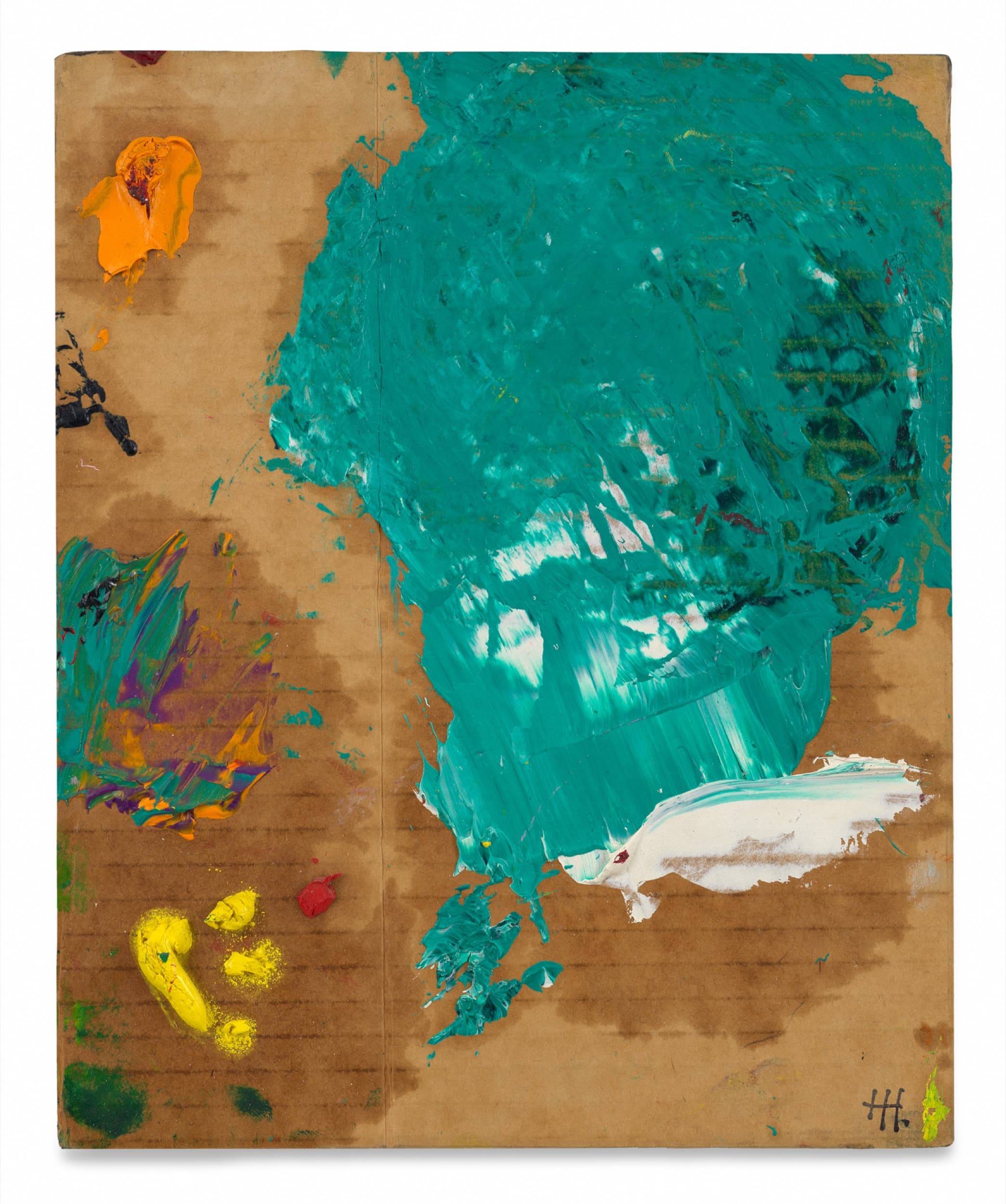 Hans Hofmann, Untitled, ca. 1960–65. Oil on cardboard, 9 ⅝ × 8 ⅛ inches. © Renate, Hans & Maria Hofmann Trust / Artists Rights Society (ARS), New York, NY. Courtesy Miles McEnery Gallery.