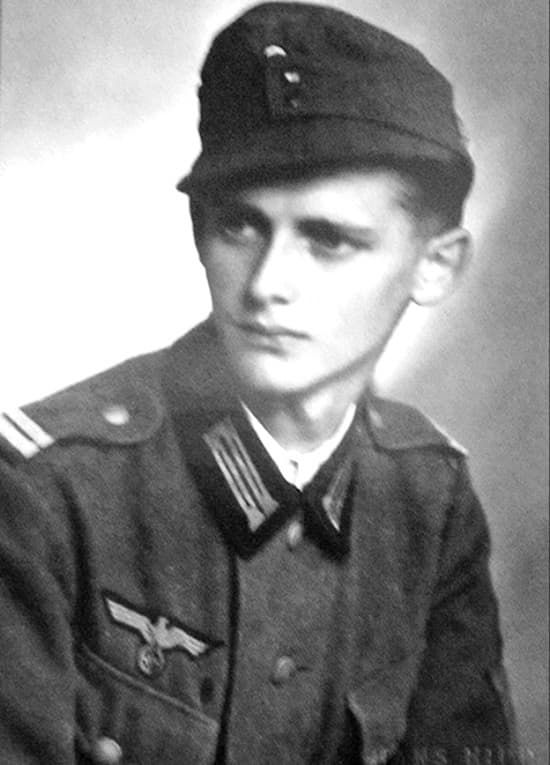 Michael Kast (German official during WWII and Chilean sausage maker), ca. 1943 (based on his rank as a Cadet Lance Corporal, he joined the army in 1942, was a lieutenant in 1944 and surrendered in 1945).