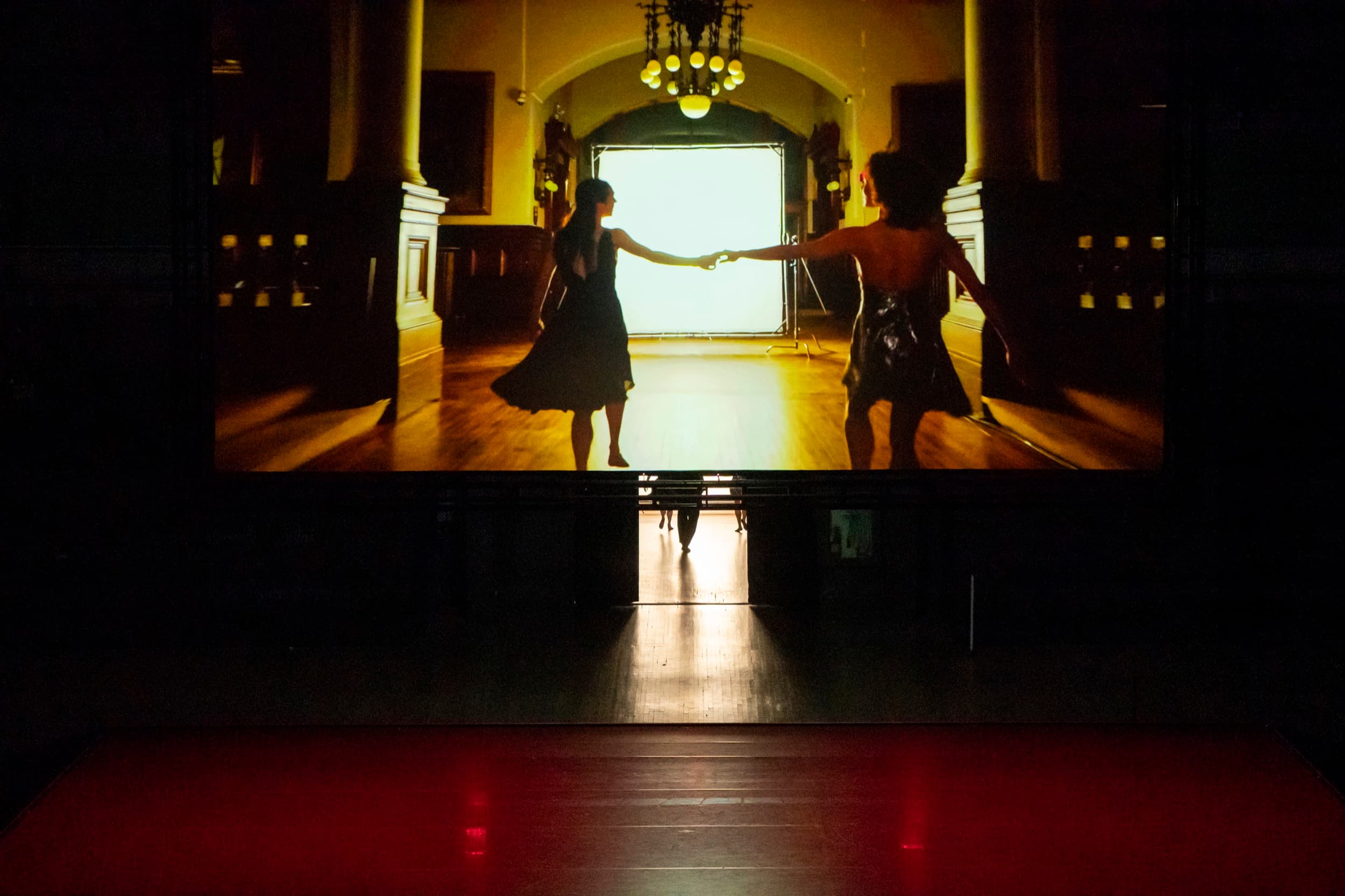 Daphne Fernberger and Rachel Hutsell in Romeo & Juliet Suite, Park Avenue Armory, 2026. Photo: Stephanie Berger.
