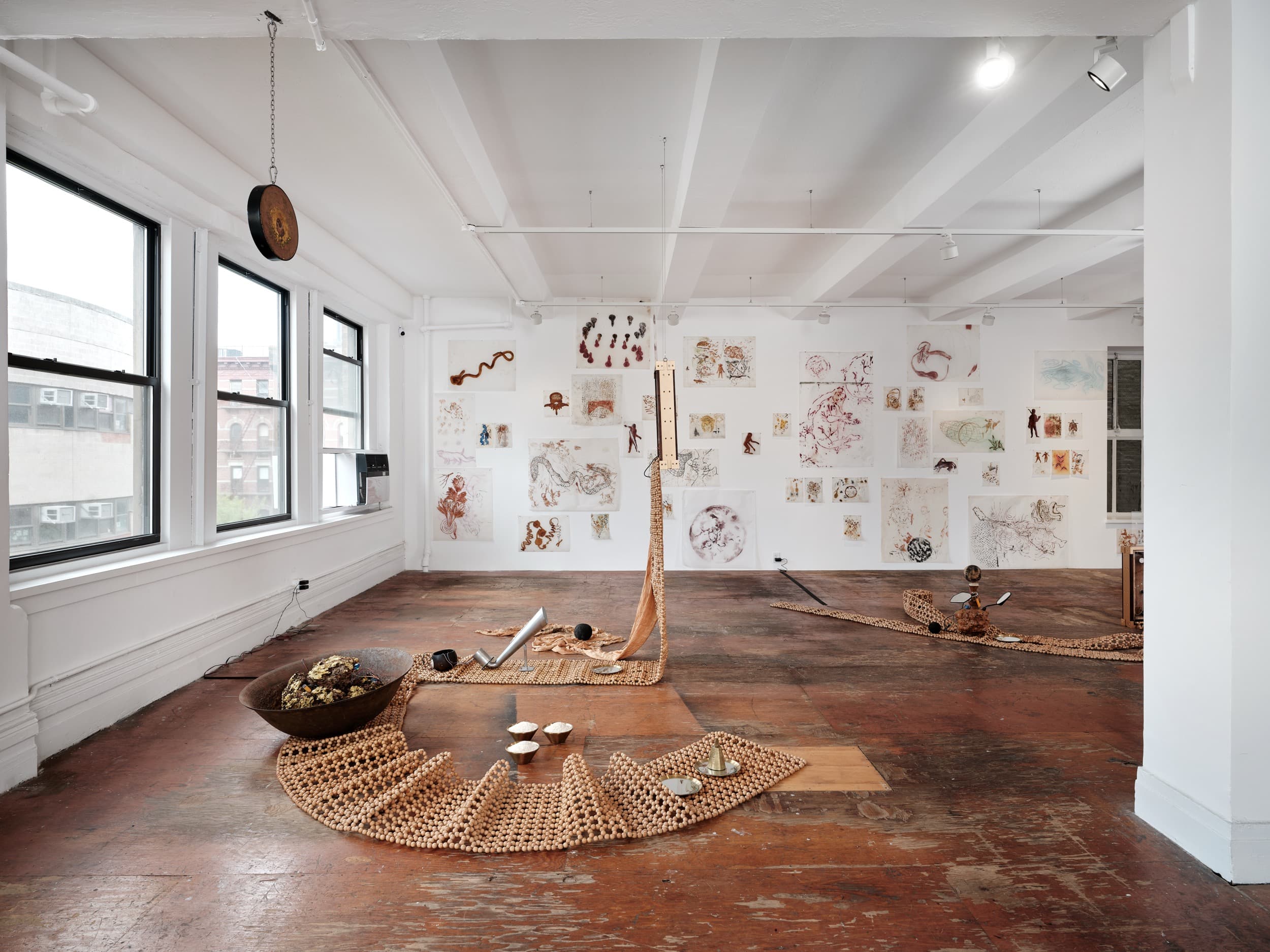 Installation view: Trương Công Tùng: Wake, mayfly…, Satchel Projects, New York, 2026. Courtesy Satchel Projects.