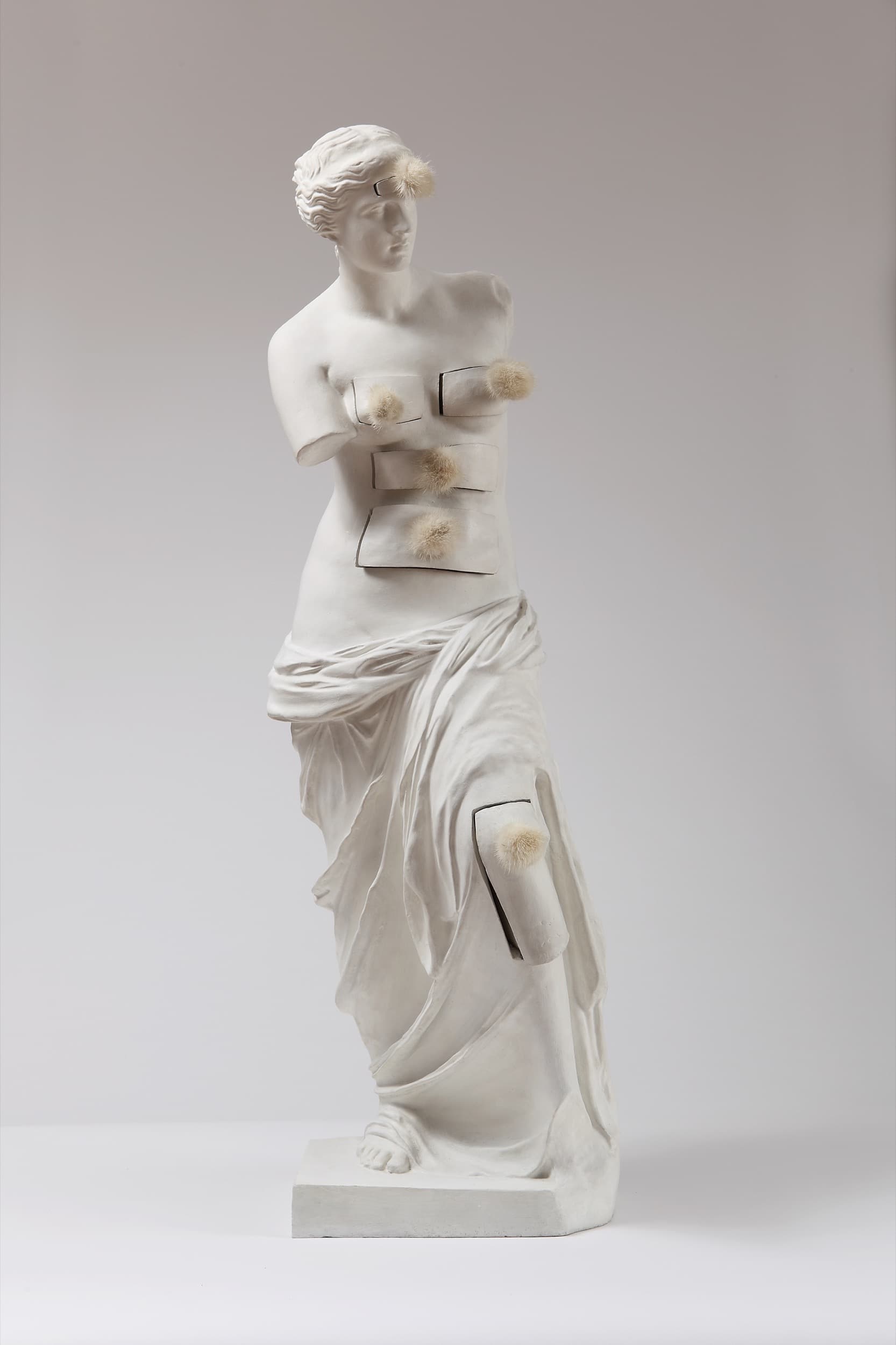 Salvador Dalí, Venus de Milo with Drawers, 1936/64. Painted bronze and mink pompoms, 38 ⅜ inches. © Salvador Dalí, Gala-Salvador Dalí Foundation / Artists Rights Society (ARS), New York.