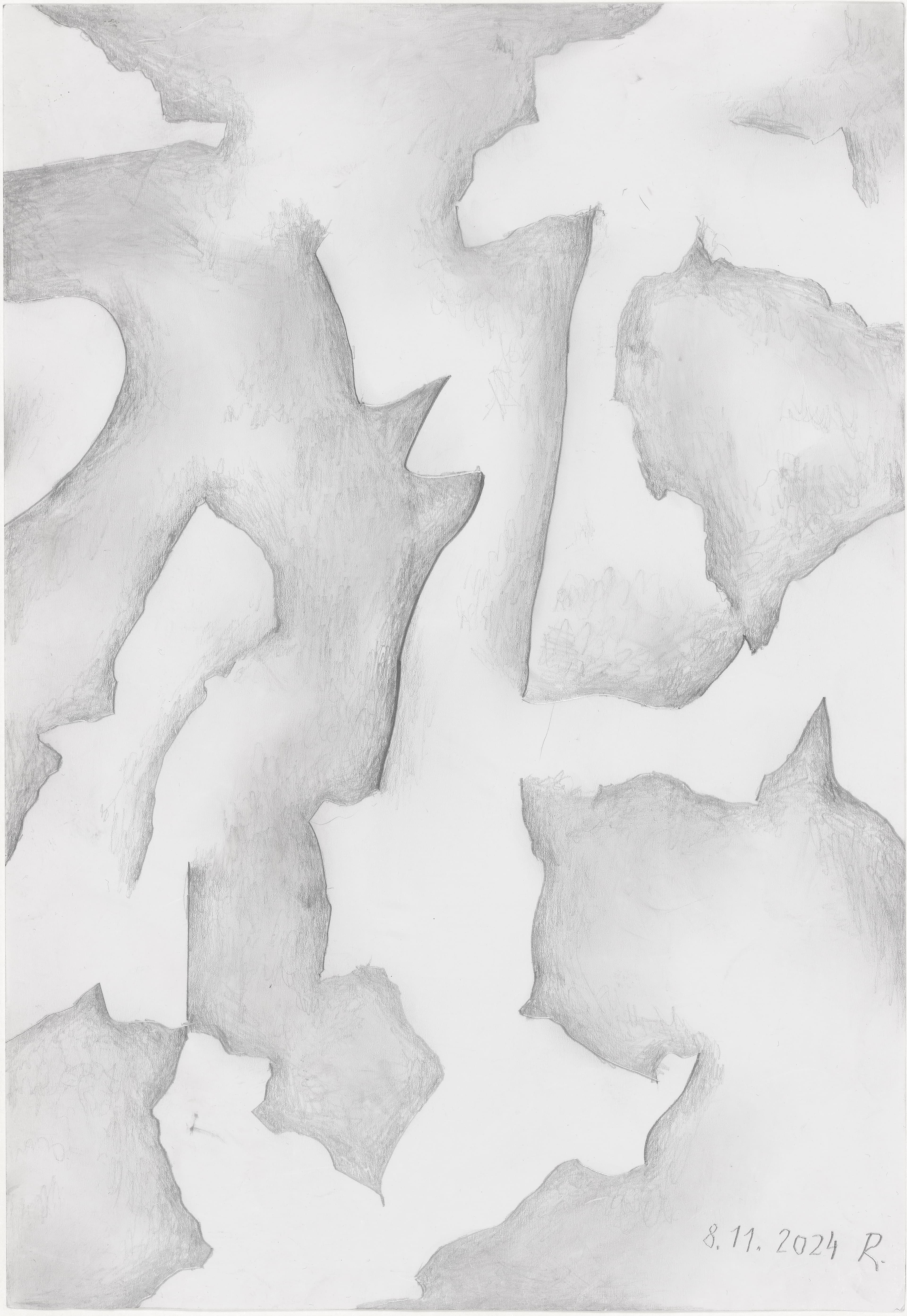 Gerhard Richter, 8.11.2024, 2024. Graphite on paper, 7 ⅖ x 5 inches. Private collection. © Gerhard Richter 2026 (05052026). Courtesy the artist.
